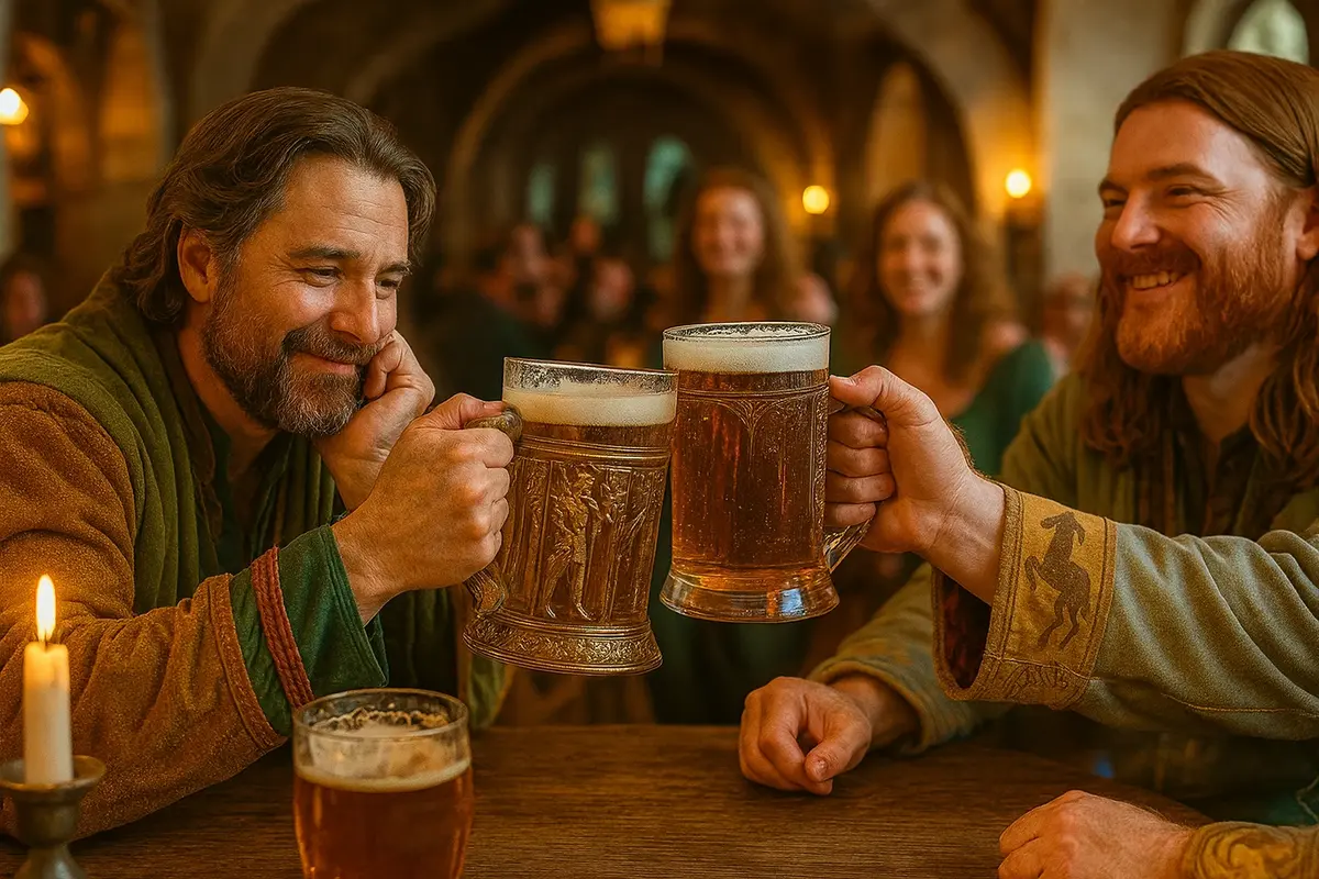 Des aventuriers qui lèvent leur chope - Actualités